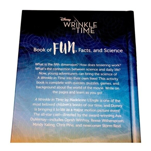 Disney’s A Wrinkle in Time Book of Fun, Facts & Science NWT - Picture 9 of 16